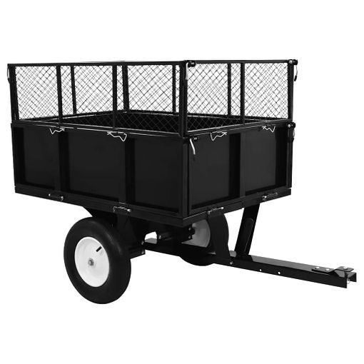 Carro Remolque Inclinable para Cortacésped vidaXL